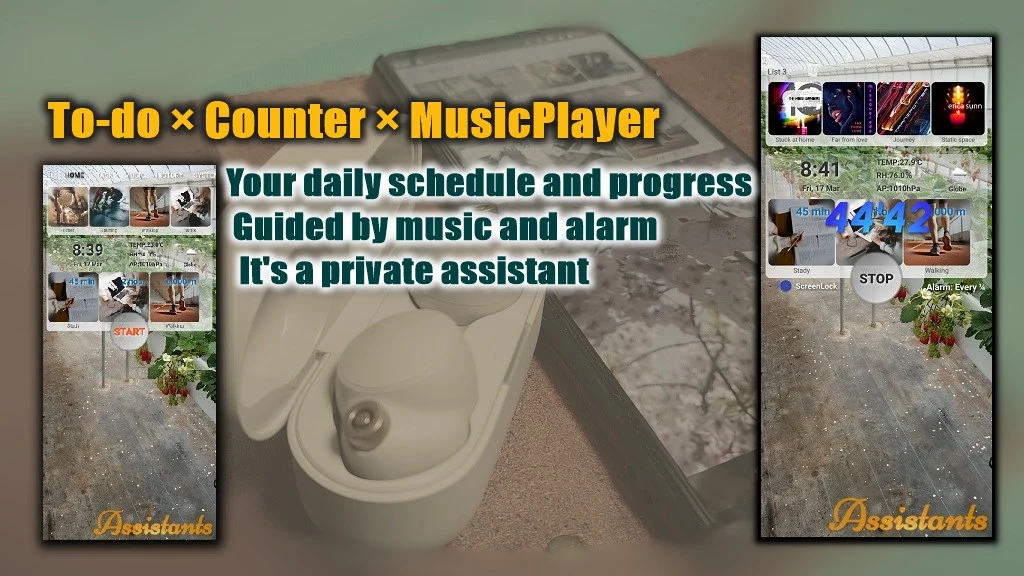 TaskManager with MusicPlayer screenshot